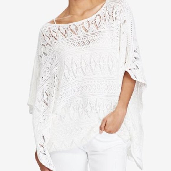 POLO RALPH LAUREN Crochet Knit Boho Cotton Top - Picture 14 of 15